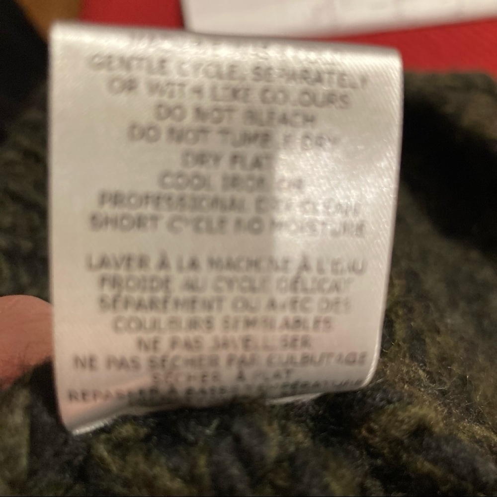 FILIPPO NOVELLI Sz L Wool  Blend Sailor Collar Sweater Thick Knit Super Soft - Picture 5 of 6